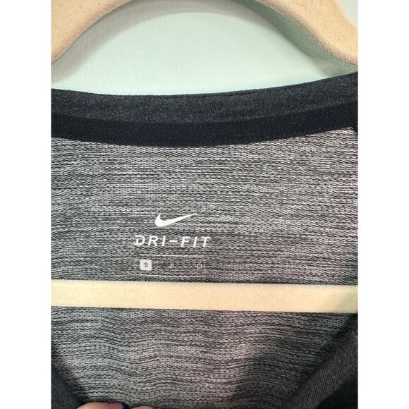 NWOT! Nike Asymmetrical Long Sleeve Top - Heathered Grey - Small - Picture 2 of 3